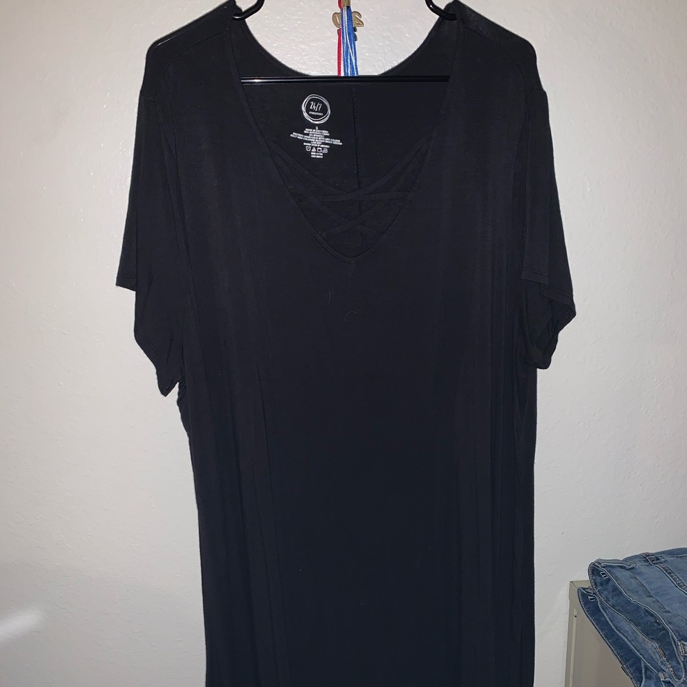 Black Maurices T-Shirt Dress